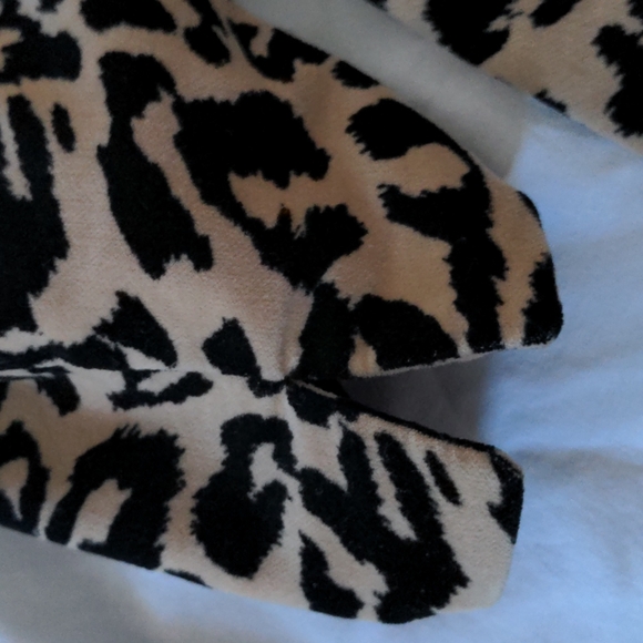 Chico's Animal Print Blazer Size 2 - Picture 4 of 6